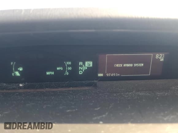 ✅ 2010 Toyota Prius II • VIN: JTDKN3DU1A1261724 • Lot: 71890145. Listed on Copart with 97,493 mi. Free auction sales archive from the USA and detailed vehicle history report at DreamBid. Image 9.