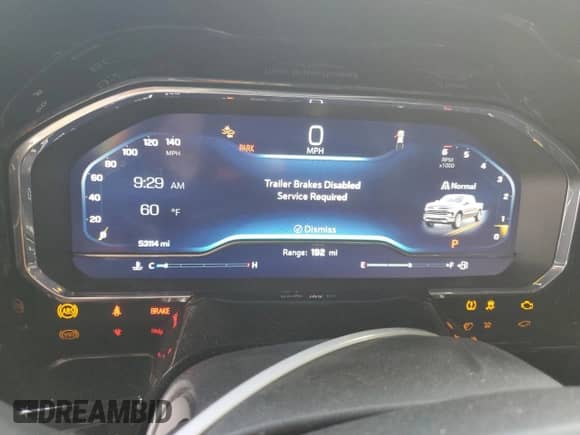 2023 Chevrolet Silverado 1500 RST with VIN 2GCPADED2P1142881, listed as a Copart auction lot 50994255 with 53,114 mi miles and Salvage title. Bid and sale history available at DreamBid. Image 9.