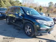 ✅ 2016 Honda Pilot EX-L • VIN: 5FNYF6H89GB052432 • Lot: 43648593. Listed on IAAI with 168,938 mi. Free auction sales archive from the USA and detailed vehicle history report at DreamBid. Image 1.