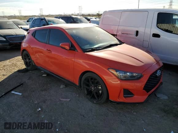 2020 Hyundai Veloster Turbo z VIN KMHTH6AB5LU021072, wystawiony jako Copart lot #81272564 z przebiegiem 79 398 mil mil oraz Szkoda całkowita • Salvage title. Historia ofert i sprzedaży dostępna na DreamBid. Obrazek 4.