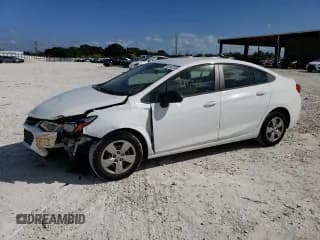 ✅ 2018 Chevrolet Cruze LS • VIN: 1G1BC5SM0J7244939 • Lot: 40384253. Listed on Copart with 41,568 mi. Free auction sales archive from the USA and detailed vehicle history report at DreamBid. Image 1.