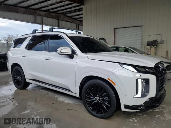 ✅ 2024 Hyundai Palisade Calligraphy • VIN: KM8R7DGE0RU773466 • Лот: 78097444. Опубликован ранее на Copart с пробегом 5 455 миль. Бесплатный доступ к архиву аукционных продаж из США и подробный отчёт об истории автомобиля на DreamBid. Изображение 4.