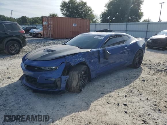 ✅ 2021 Chevrolet Camaro 2SS • VIN: 1G1FG1R79M0121717 • Lot: 64449835. Listed on Copart with 58,163 mi. Free auction sales archive from the USA and detailed vehicle history report at DreamBid. Image 1.