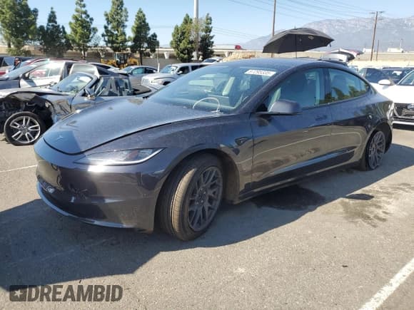 ✅ 2025 Tesla Model 3 Long Range • VIN: 5YJ3E1EA7SF027934 • Lot: 87295335. Listed on Copart with 7,228 mi. Free auction sales archive from the USA and detailed vehicle history report at DreamBid. Image 1.