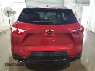 2019 Chevrolet Blazer RS with VIN 3GNKBJRS2KS684808, listed as a Copart auction lot 71349314 with 63,641 mi miles and Salvage title. Bid and sale history available at DreamBid. Image 6.