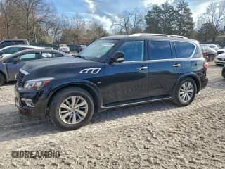 ✅ 2017 Infiniti QX80 • VIN: JN8AZ2NEXH9154897 • Lot: 94122485. Listed on Copart with 169,860 mi. Free auction sales archive from the USA and detailed vehicle history report at DreamBid. Image 1.