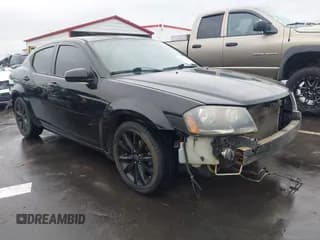 ✅ 2013 Dodge Avenger SXT • VIN: 1C3CDZCB0DN620475 • Lot: 43547906. Listed on IAAI with 159,562 mi. Free auction sales archive from the USA and detailed vehicle history report at DreamBid. Image 1.
