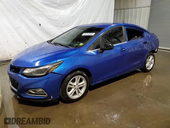 ✅ 2017 Chevrolet Cruze LT • VIN: 1G1BE5SMXH7160521 • Lot: 43254353. Listed on Copart with 70,799 mi. Free auction sales archive from the USA and detailed vehicle history report at DreamBid. Image 1.