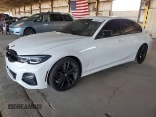2022 BMW 3 Series 330i z VIN 3MW5R1J08N8C36695, wystawiony jako Copart lot #80150735 z przebiegiem 44 248 mil mil oraz Szkoda całkowita • Salvage title. Historia ofert i sprzedaży dostępna na DreamBid. Obrazek 1.