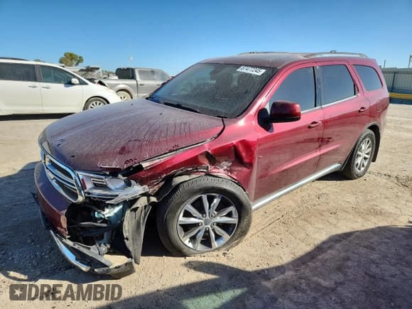 ✅ 2017 Dodge Durango SXT • VIN: 1C4RDJAG7HC669776 • Lot: 87477245. Listed on Copart with 134,685 mi. Free auction sales archive from the USA and detailed vehicle history report at DreamBid. Image 1.
