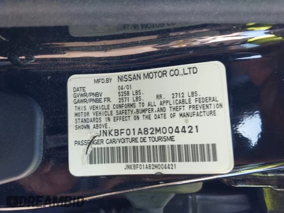 ✅ 2002 Infiniti Q45 • VIN: JNKBF01A82M004421 • Lot: 43453315. Listed on IAAI with 204,712 mi. Free auction sales archive from the USA and detailed vehicle history report at DreamBid. Image 9.