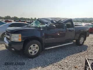 2008 Chevrolet Silverado 1500 LTZ with VIN 3GCEK13368G251821, listed as a Copart auction lot 69518485 with Not provided miles and Salvage title. Bid and sale history available at DreamBid. Image 1.