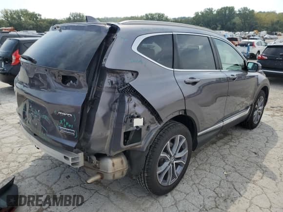 ✅ 2020 Honda CR-V Touring • VIN: 7FART6H9XLE001302 • Lot: 80612515. Listed on Copart with 66,039 mi. Free auction sales archive from the USA and detailed vehicle history report at DreamBid. Image 3.