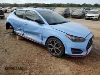 2020 Hyundai Veloster z VIN KMHT36AH5LU004792, wystawiony jako Copart lot #78885964 z przebiegiem 70 622 mil mil oraz Szkoda całkowita • Salvage title. Historia ofert i sprzedaży dostępna na DreamBid. Obrazek 4.