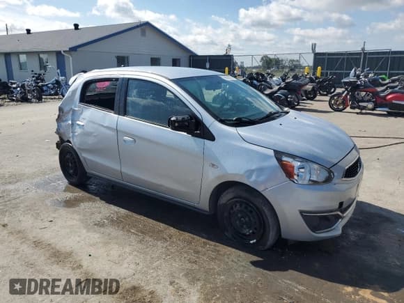 ✅ 2019 Mitsubishi Mirage ES • VIN: ML32A3HJ5KH013905 • Lot: 85503695. Listed on Copart with 89,515 mi. Free auction sales archive from the USA and detailed vehicle history report at DreamBid. Image 4.