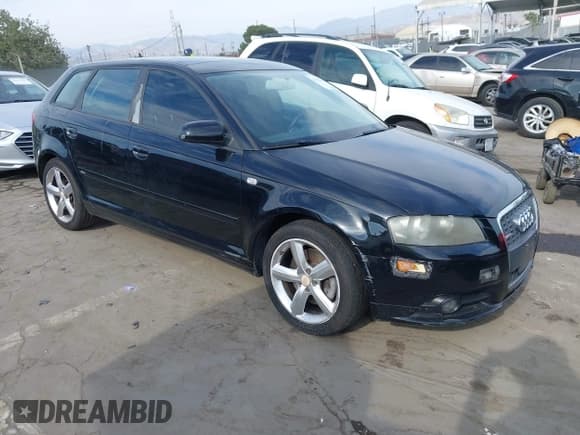 ✅ 2008 Audi A3 • VIN: WAUHF78P28A088192 • Lot: 43107811. Listed on IAAI with 276,301 mi. Free auction sales archive from the USA and detailed vehicle history report at DreamBid. Image 1.