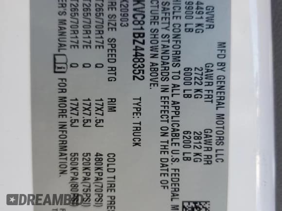 ✅ 2011 Chevrolet Silverado 2500HD Work Truck • VIN: 1GC0KVC81BZ448352 • Lot: 44813515. Wystawiony na Copart z przebiegiem 206 343 mil. Bezpłatny archiwum sprzedaży aukcyjnych z USA i szczegółowy raport historii pojazdu na DreamBid. Zdjęcie 13.