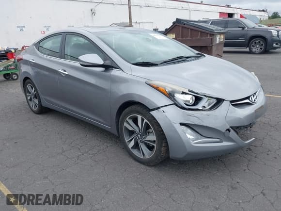✅ 2014 Hyundai Elantra SE • VIN: KMHDH4AEXEU105152 • Lot: 42531198. Listed on IAAI with 120,373 mi. Free auction sales archive from the USA and detailed vehicle history report at DreamBid. Image 1.