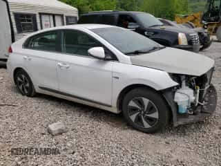 2017 Hyundai Ioniq SEL with VIN KMHC75LC4HU051982, listed as a Copart auction lot 54739643 with Not provided miles and . Bid and sale history available at DreamBid. Image 4.