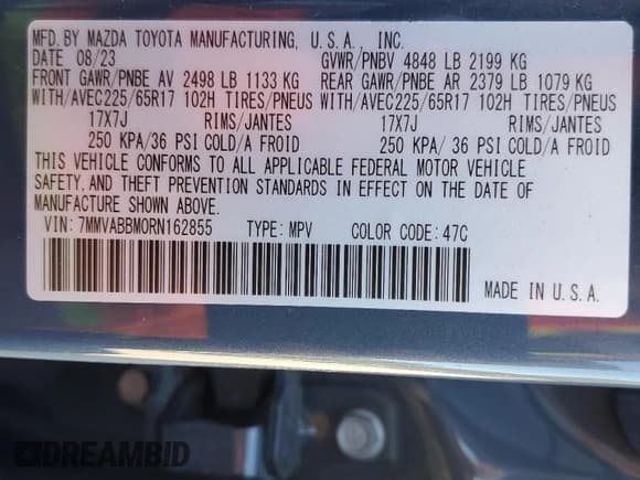 ✅ 2024 Mazda CX-50 S Preferred • VIN: 7MMVABBM0RN162855 • Лот: 69561875. Опубликован ранее на Copart с пробегом 17 731 миль. Бесплатный доступ к архиву аукционных продаж из США и подробный отчёт об истории автомобиля на DreamBid. Изображение 14.