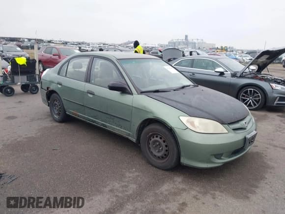 ✅ 2004 Honda Civic VP • VIN: 1HGES16394L014427 • Lot: 43749248. Listed on IAAI with 182,697 mi. Free auction sales archive from the USA and detailed vehicle history report at DreamBid. Image 1.