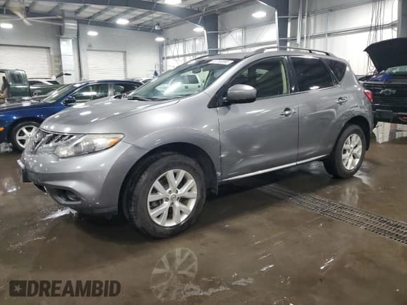✅ 2014 Nissan Murano SL • VIN: JN8AZ1MWXEW506653 • Lot: 83785895. Listed on Copart with 125,254 mi. Free auction sales archive from the USA and detailed vehicle history report at DreamBid. Image 1.