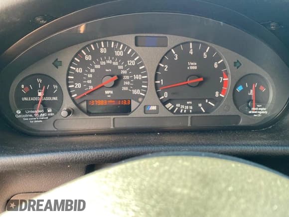 ✅ 1999 BMW 3 Series M3 • VIN: WBSBK0334XEC40816 • Lot: 71158285. Wystawiony na Copart z przebiegiem 137 983 mil. Bezpłatny archiwum sprzedaży aukcyjnych z USA i szczegółowy raport historii pojazdu na DreamBid. Zdjęcie 8.