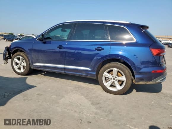 ✅ 2022 Audi Q7 Premium • VIN: WA1AJBF79ND004673 • Lot: 66847445. Wystawiony na Copart z przebiegiem 40 490 mil. Bezpłatny archiwum sprzedaży aukcyjnych z USA i szczegółowy raport historii pojazdu na DreamBid. Zdjęcie 2.