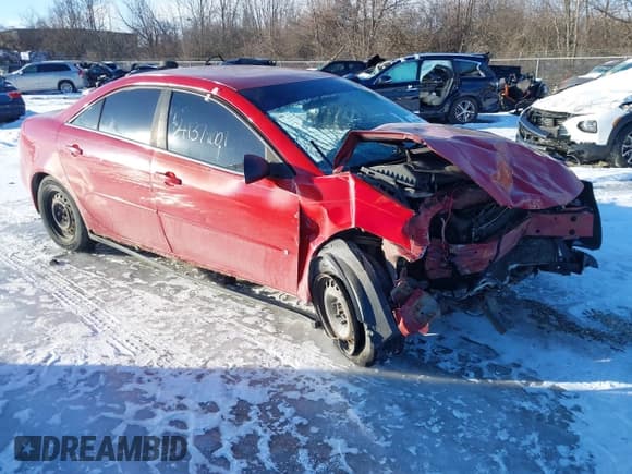 ✅ 2006 Pontiac G6 1SV • VIN: 1G2ZF55BX64152578 • Лот: 41379001. Опубликован ранее на IAAI с пробегом Не указан. Бесплатный доступ к архиву аукционных продаж из США и подробный отчёт об истории автомобиля на DreamBid. Изображение 1.