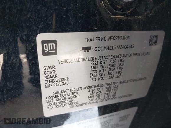 ✅ 2021 Chevrolet Silverado 1500 High Country • VIN: 1GCUYHEL2MZ404642 • Lot: 42301427. Wystawiony na IAAI z przebiegiem 42 691 mil. Bezpłatny archiwum sprzedaży aukcyjnych z USA i szczegółowy raport historii pojazdu na DreamBid. Zdjęcie 9.