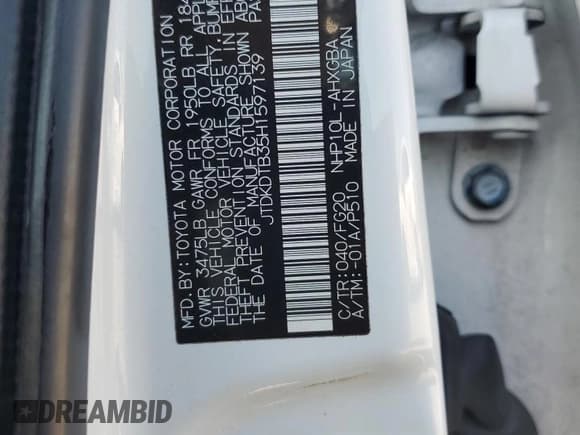 ✅ 2017 Toyota Prius Four • VIN: JTDKDTB35H1597139 • Лот: 81775715. Опубликован ранее на Copart с пробегом 201 329 миль. Бесплатный доступ к архиву аукционных продаж из США и подробный отчёт об истории автомобиля на DreamBid. Изображение 12.