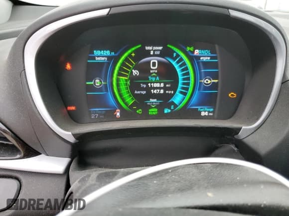 ✅ 2017 Chevrolet Volt LT • VIN: 1G1RC6S55HU203117 • Lot: 47537014. Wystawiony na Copart z przebiegiem 58 426 mil. Bezpłatny archiwum sprzedaży aukcyjnych z USA i szczegółowy raport historii pojazdu na DreamBid. Zdjęcie 9.