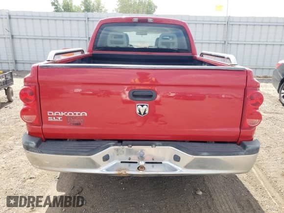 2006 Dodge Dakota SLT with VIN 1D7HE48K76S701994, listed as a Copart auction lot 72152274 with 145,040 mi miles and Salvage title. Bid and sale history available at DreamBid. Image 6.