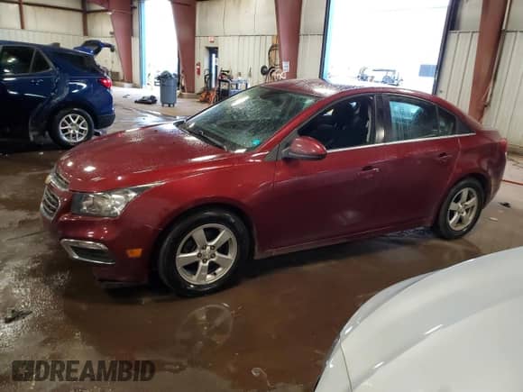 2016 Chevrolet Cruze LT с VIN 1G1PE5SB4G7180119, выставлен на аукционе Copart как лот 81655415 с пробегом 101 748 миль миль и Списание • Salvage title. История ставок и продаж доступна на DreamBid. Изображение 1.