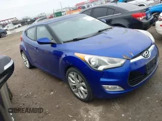 ✅ 2013 Hyundai Veloster w/Black Int • VIN: KMHTC6AD0DU162293 • Lot: 43704718. Listed on IAAI with 158,124 mi. Free auction sales archive from the USA and detailed vehicle history report at DreamBid. Image 1.