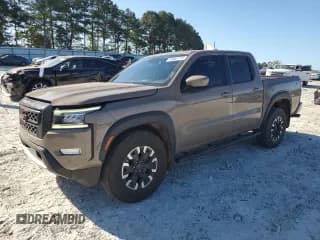 ✅ 2022 Nissan Frontier Pro-X • VIN: 1N6ED1EJ5NN633604 • Лот: 85081715. Опубликован ранее на Copart с пробегом 91 838 миль. Бесплатный доступ к архиву аукционных продаж из США и подробный отчёт об истории автомобиля на DreamBid. Изображение 1.