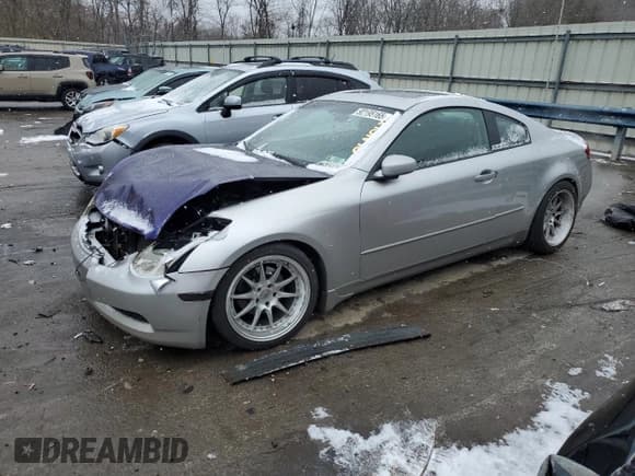 ✅ 2003 Infiniti G35 w/Leather • VIN: JNKCV54E03M214080 • Lot: 92195165. Listed on Copart with 246,456 mi. Free auction sales archive from the USA and detailed vehicle history report at DreamBid. Image 1.