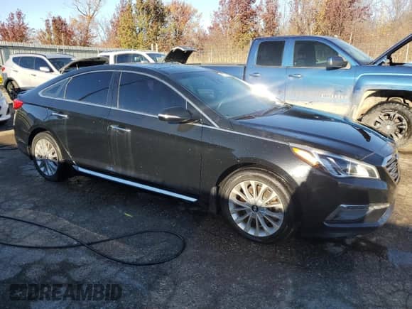 2015 Hyundai Sonata Limited с VIN 5NPE34AF4FH152365, выставлен на аукционе Copart как лот 91227875 с пробегом 194 105 миль миль и Чистый • Clean title. История ставок и продаж доступна на DreamBid. Изображение 4.