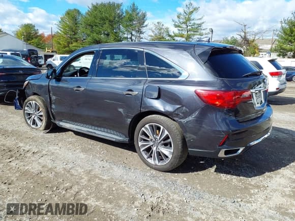 ✅ 2019 Acura MDX Technology • VIN: 5J8YD4H57KL030291 • Lot: 43579302. Listed on IAAI with 100,505 mi. Free auction sales archive from the USA and detailed vehicle history report at DreamBid. Image 3.