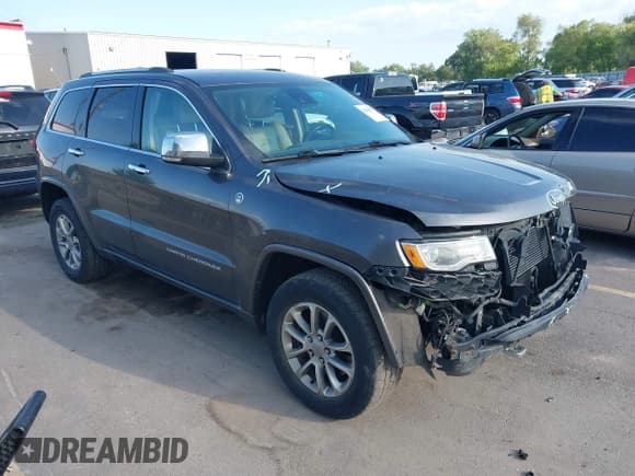 ✅ 2015 Jeep Grand Cherokee Overland • VIN: 1C4RJFCM7FC848289 • Lot: 42416578. Listed on IAAI with Not provided. Free auction sales archive from the USA and detailed vehicle history report at DreamBid. Image 1.