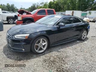 ✅ 2018 Audi A5 Premium • VIN: WAUSNAF54JA012308 • Lot: 61738155. Listed on Copart with 49,503 mi. Free auction sales archive from the USA and detailed vehicle history report at DreamBid. Image 1.
