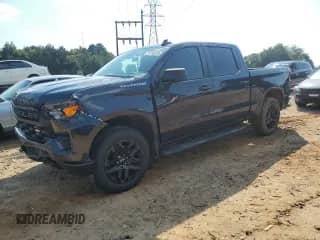 2022 Chevrolet Silverado 1500 Custom z VIN 1GCPDBEK4NZ530757, wystawiony jako Copart lot #71744375 z przebiegiem 55 190 mil mil oraz Szkoda całkowita • Salvage title. Historia ofert i sprzedaży dostępna na DreamBid. Obrazek 1.