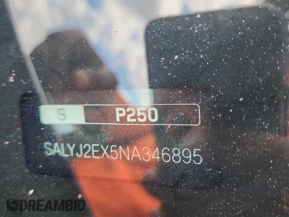 ✅ 2022 Land Rover Range Rover Velar S • VIN: SALYJ2EX5NA346895 • Лот: 66926115. Опубликован ранее на Copart с пробегом Не указан. Бесплатный доступ к архиву аукционных продаж из США и подробный отчёт об истории автомобиля на DreamBid. Изображение 13.