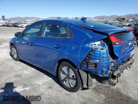 ✅ 2018 Hyundai Ioniq Blue • VIN: KMHC65LC1JU101455 • Lot: 88451135. Wystawiony na Copart z przebiegiem 96 976 mil. Bezpłatny archiwum sprzedaży aukcyjnych z USA i szczegółowy raport historii pojazdu na DreamBid. Zdjęcie 2.