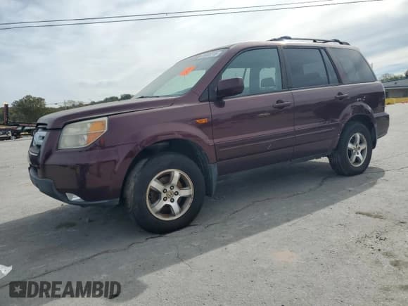 ✅ 2007 Honda Pilot EX-L • VIN: 2HKYF18697H532313 • Лот: 90065215. Опубликован ранее на Copart с пробегом 274 030 миль. Бесплатный доступ к архиву аукционных продаж из США и подробный отчёт об истории автомобиля на DreamBid. Изображение 1.