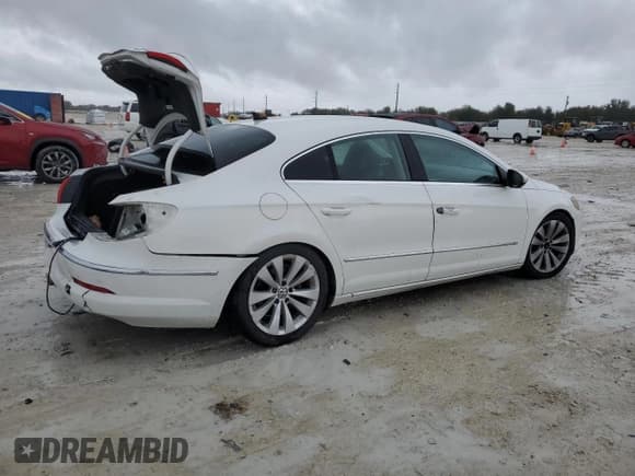 ✅ 2011 Volkswagen CC Sport • VIN: WVWNN7AN4BE717095 • Lot: 41748655. Listed on Copart with Not provided. Free auction sales archive from the USA and detailed vehicle history report at DreamBid. Image 3.