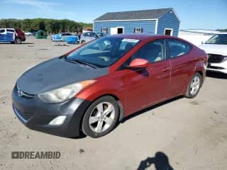 2012 Hyundai Elantra GLS with VIN KMHDH4AE0CU202602, listed as a Copart auction lot 86334555 with 229,400 mi miles and Clean title. Bid and sale history available at DreamBid. Image 1.