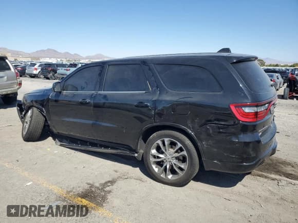 ✅ 2020 Dodge Durango GT • VIN: 1C4RDJDG2LC186104 • Lot: 80391925. Listed on Copart with 84,269 mi. Free auction sales archive from the USA and detailed vehicle history report at DreamBid. Image 2.