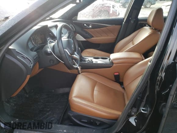 ✅ 2021 Infiniti Q50 Signature Edition • VIN: JN1EV7CRXMM755541 • Lot: 42777605. Listed on Copart with 47,436 mi. Free auction sales archive from the USA and detailed vehicle history report at DreamBid. Image 7.