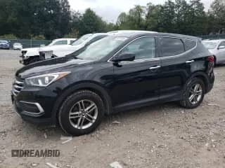 2018 Hyundai Santa Fe 2.4L z VIN 5NMZTDLB3JH060763, wystawiony jako Copart lot #84218695 z przebiegiem 130 151 mil mil oraz Czysty tytuł • Clean title. Historia ofert i sprzedaży dostępna na DreamBid. Obrazek 1.